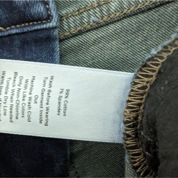 Talbot's Simply Flattering Dark Wash Denim Straight Leg Jeans Size 4 - Picture 8 of 10